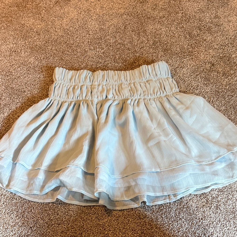 Tularosa Light Blue Skater Skirt